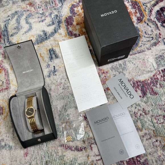Movado Esperanza Gold Diamond Watch main image 8